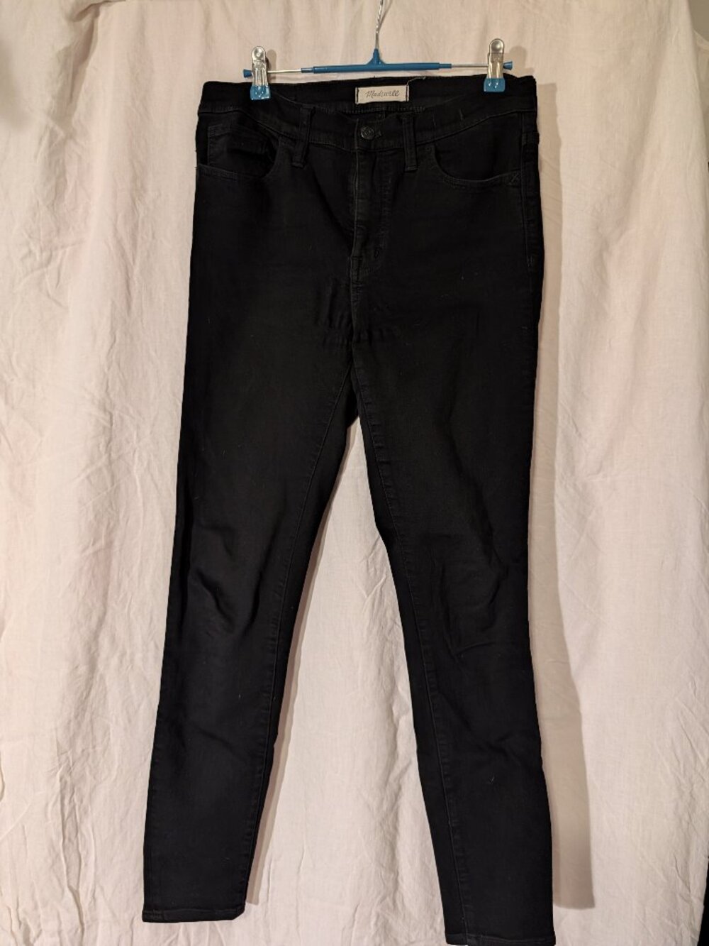 Madewell Black High-Rise Skinny Jean Roadtripper 29